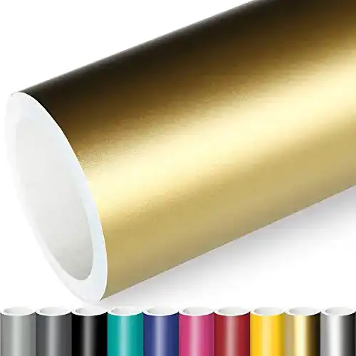 Goldfolie Actinium ® Klebefolie 7€/m² Gold Matt 5m x 0,63m