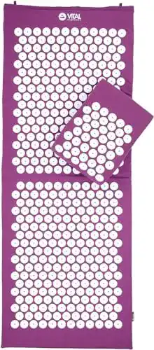 Akupressurmatte Bodhi Akupressur-Set Vital XL: (130 x 50cm) & Akupressurkissen