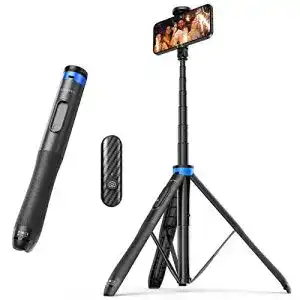 Selfie-Stick ATUMTEK 130CM Selfiestick, Bluetooth, Aluminium