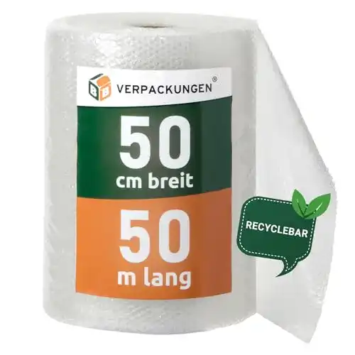 Verpackungsfolie BB-Verpackungen 1x Luftpolsterfolie 0,5 x 50 m