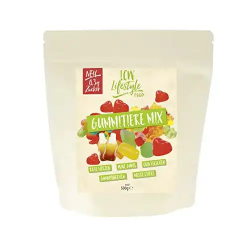Zuckerfreie Gummibärchen LCW Gummitiere Mix 500g