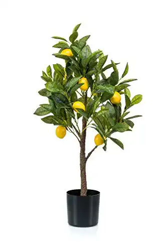 Kunstbaum artplants.de Kunst Zitronenbaum ALLANDE, 70cm