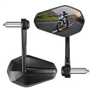 Lenkerendenspiegel ISSYZONE CNC Motorrad, 2 Stück 7/8″ 22mm