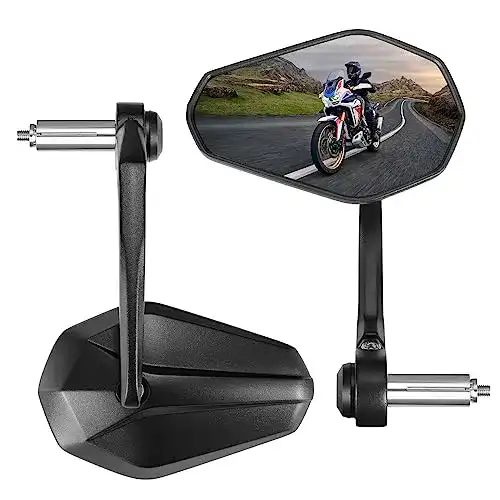 Die beste Lenkerendenspiegel ISSYZONE CNC Motorrad, 2 Stück 7/8" 22mm 2026 Test Bestseller Lenkerendenspiegel ISSYZONE CNC Motorrad, 2 Stück 7/8″ 22mm