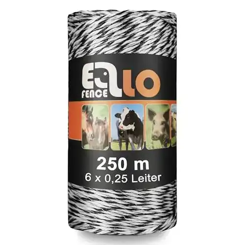Weidezaunlitze Ellofence Ellofarm 6 Leiter Nirosta, 250m