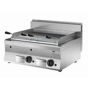 Lavasteingrill Bartscher Gas- Serie 650, 800 mm breit – 1151593