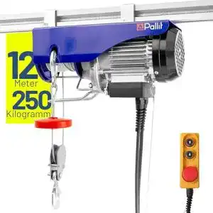 Seilwinde Trading EU Elektrische Seilzug Seilhebezug 125 kg/250 kg