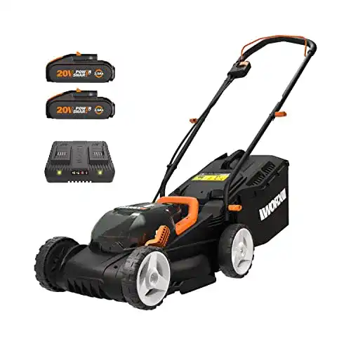Akku-Rasenmäher für kleine Flächen WORX 40V, WG779E, 2,5Ah