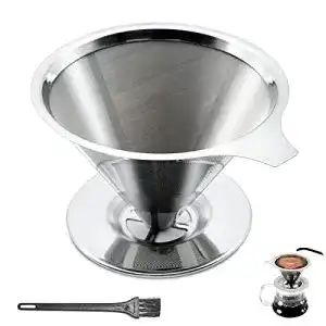Kaffeefilter Edelstahl XunHe Kaffeefilter für 6 Tassen, permanent