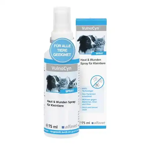 Wundspray für Hunde Alfavet VulnoCyn Spray, Katzen u. Kleintiere