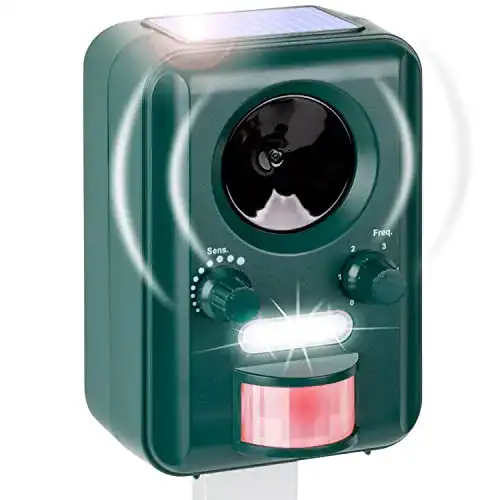 Katzenschreck VOSS.sonic 2000 Ultraschall Abwehr mit Solarbetrieb