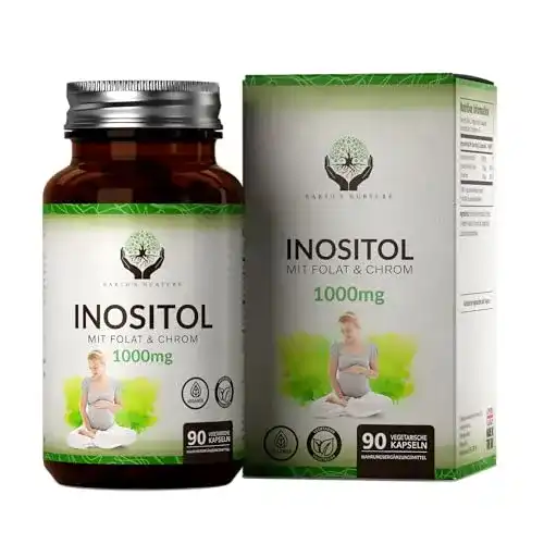Inositol Earth’s Nurture EN Myo Chrom & Folsäure – 1000mg pro