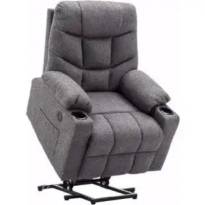 Fernsehsessel elektrisch M MCombo Relaxsessel mit 2 USB, Stoff