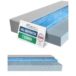 Kaltschaummatratze 180 x 200 AM Qualitätsmatratzen, Gelschaum
