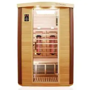 Infrarotkabine Dewello TORONTO 127×106 für 1-2 Personen