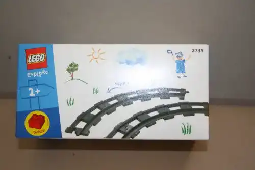 Lego Duplo Eisenbahn LEGO Duplo Eisenbahn 2735 – 6 gebogene