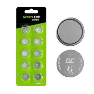 CR1620 Green Cell PRO Green Cell Lithium Knopfzellen 3V, 5er