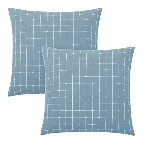 Kissenbezug Umi Amazon Brand, 2 Stück 40×40 Kissenbezüge