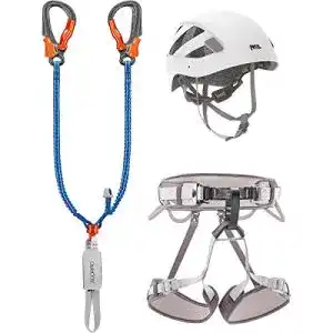 Klettersteigset PETZL Unisex – Erwachsene Kit Klettersteig Eashook