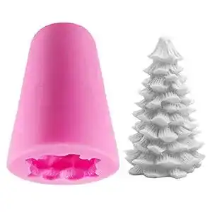 Kerzenform Leisial Seifenform Weihnachtsbaum Silikon
