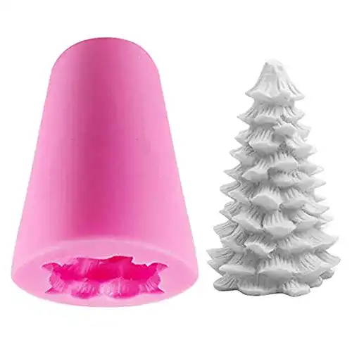 Kerzenform Leisial Seifenform Weihnachtsbaum Silikon