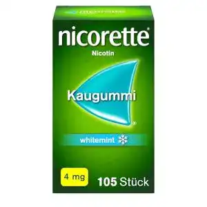 Nikotinkaugummi Nicorette Kaugummi 4mg whitemint