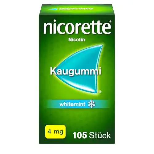 Nikotinkaugummi Nicorette Kaugummi 4mg whitemint