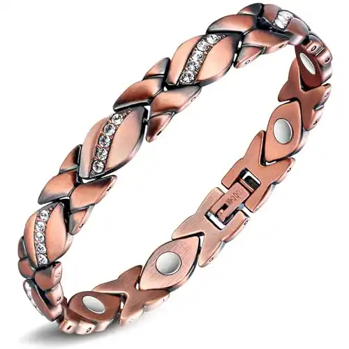 Die beste Kupferarmband Jeracol Kupfer magnetarmband Damen 2026 Test Bestseller Kupferarmband Jeracol Kupfer magnetarmband Damen