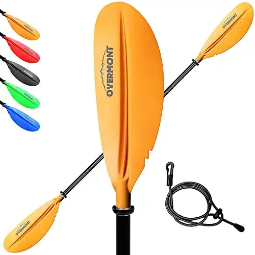 Kajak-Paddel OVERMONT Paddel Aluminium Doppelpaddel SUP