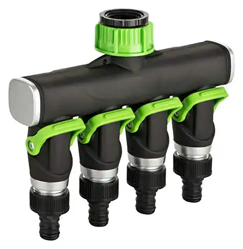4-Wege-Verteiler Dunlop Stufenlos Einstellbarer Wasserverteiler