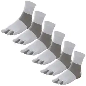 Zehensocken Herren GINZIN 6 Paar Zehensocken Baumwolle