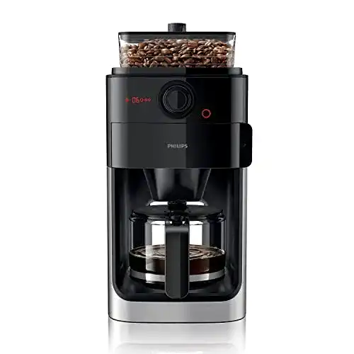 Kaffeemaschine mit Mahlwerk Philips Grind und Brew HD7767/00