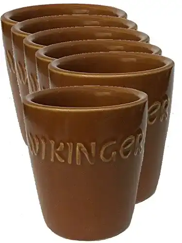Tonbecher Wikinger Met Tonbecher 6er Set