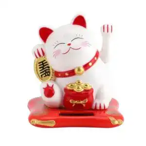 Winkekatze Jadeshay Lucky Cat, Solarbetriebene Glückskatze
