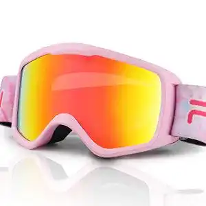 Skibrille Kinder JTENG Skibrille für Kinder, Snowboard Brille UV400