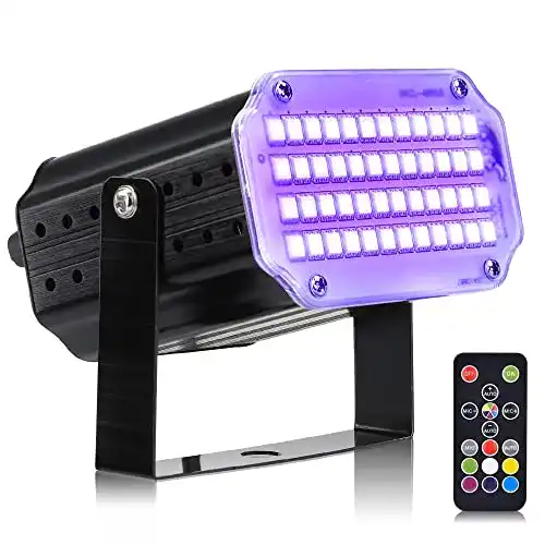 Stroboskop ROMYSE Mini Licht, 48 LED Disco Licht Partylicht