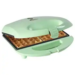 Belgisches Waffeleisen Bestron, Retro Design, 700 W, Mint