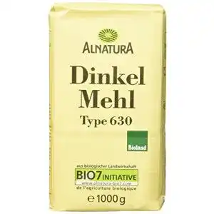 Mehl Alnatura Bio Dinkel, Type 630, 6er Pack (6 x 1 kg)