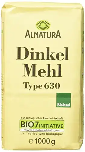 Mehl Alnatura Bio Dinkel, Type 630, 6er Pack (6 x 1 kg)