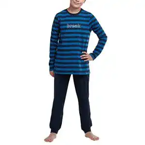 Pyjama Kinder Schiesser Jungen Schlafanzug Set lang 100% Organic