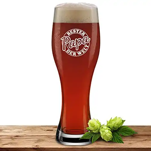 Weizengläser Deitert Weizenglas Bester Papa der Welt Bierglas
