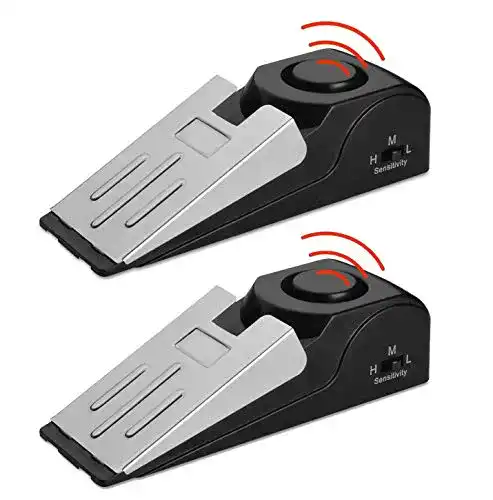 Die beste Alarm-Türstopper Goldmiky Mini-Türstopper, keilförmig 120 dB 2026 Test Bestseller Alarm-Türstopper Goldmiky Mini-Türstopper, keilförmig 120 dB