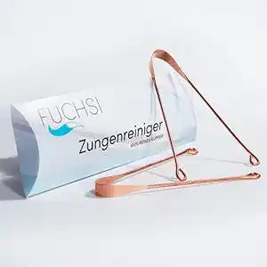 Zungenreiniger Kupfer fuchsi 2 STÜCK Zungenreiniger, natürlich