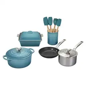 Kochgeschirr-Set LE CREUSET aus gemischtem Material, 12-teilig