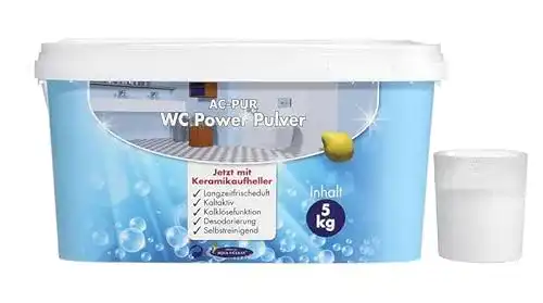WC-Schaum Aqua Clean PUR WC Power Pulver Kalklösefunktion