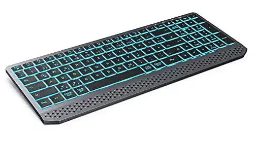 Seenda-Tastatur seenda Beleuchtete Bluetooth Funktastatur