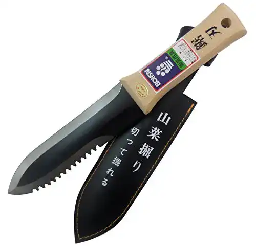 Grabungsmesser Bonsai Pflanzmesser, Hori-Hori Japanisch