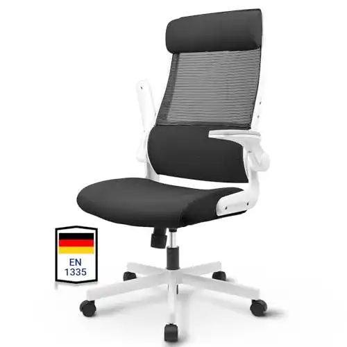 Bürostuhl mit Kopfstütze MELOKEA Bürostuhle Ergonomisch