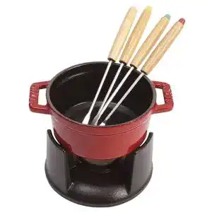 Schokofondue STAUB Minifondueset 10 cm, Gusseisen