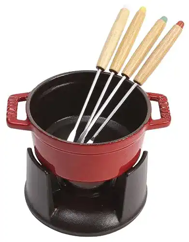Schokofondue STAUB Minifondueset 10 cm, Gusseisen